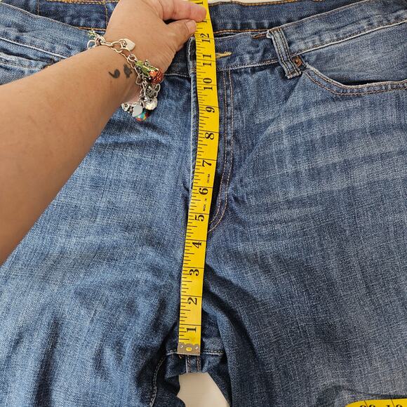 Lucky Brand by Gene Montesano "Woodsman Vintage" Straight Leg Jeans 38 Reg Mens - Picture 10 of 11